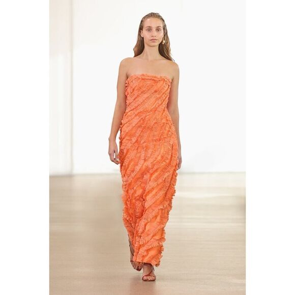 Aje Orange Maxi Dress - Picture 6 of 12